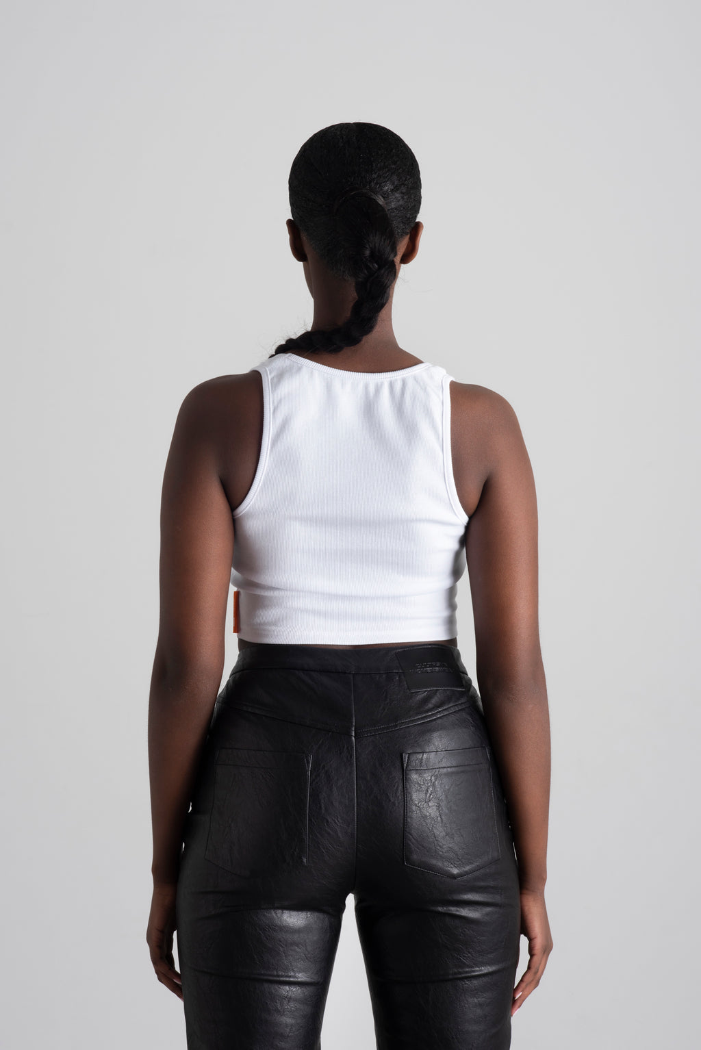 Cultrsvn Tagged White Crop Top image 5