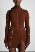 Demure Brown Dress image 0