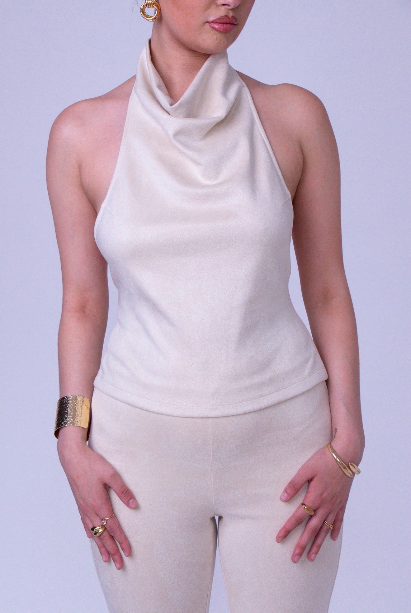 YURI STRETCH SUEDE SET