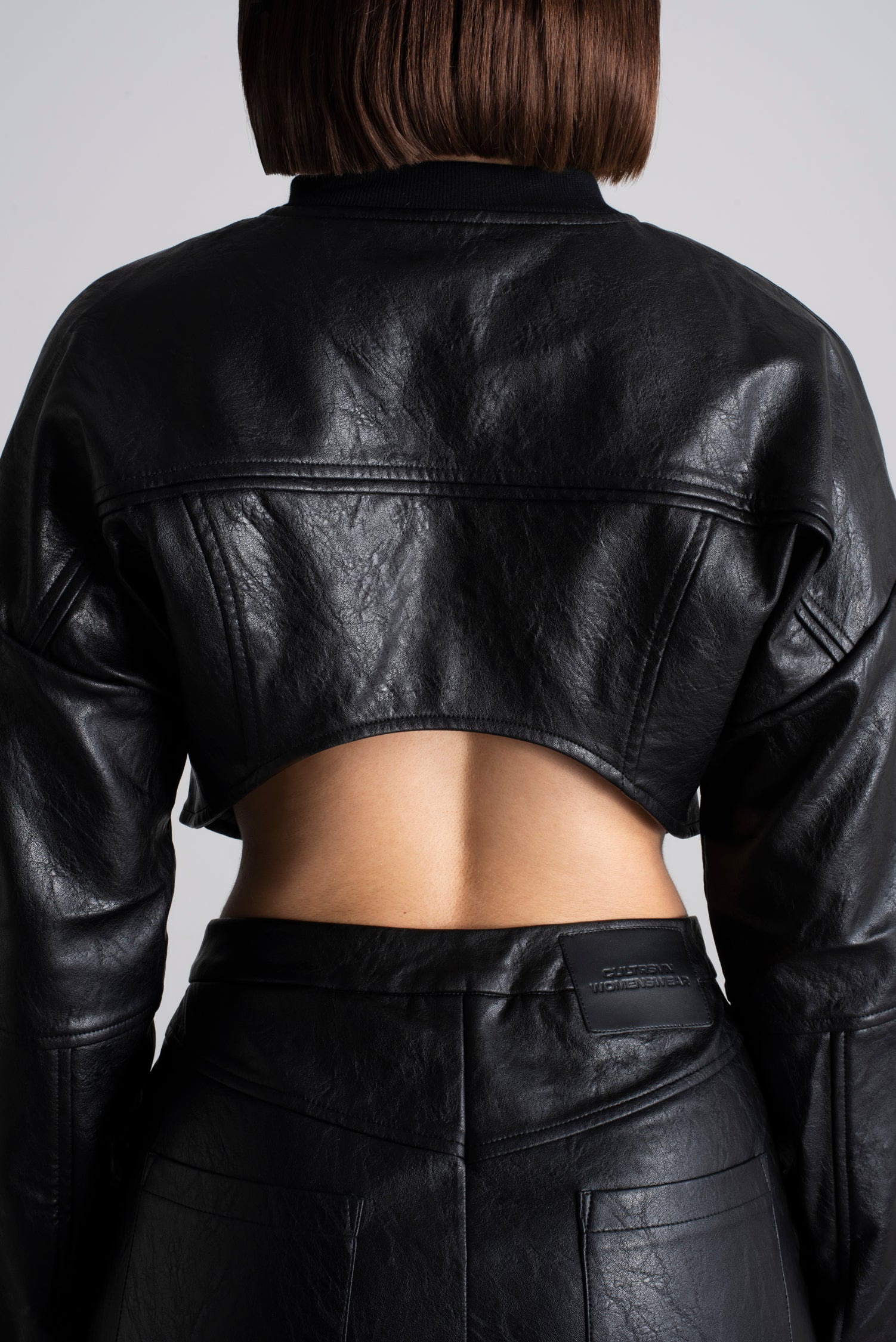 Onyx Black Leather Jacket image 1