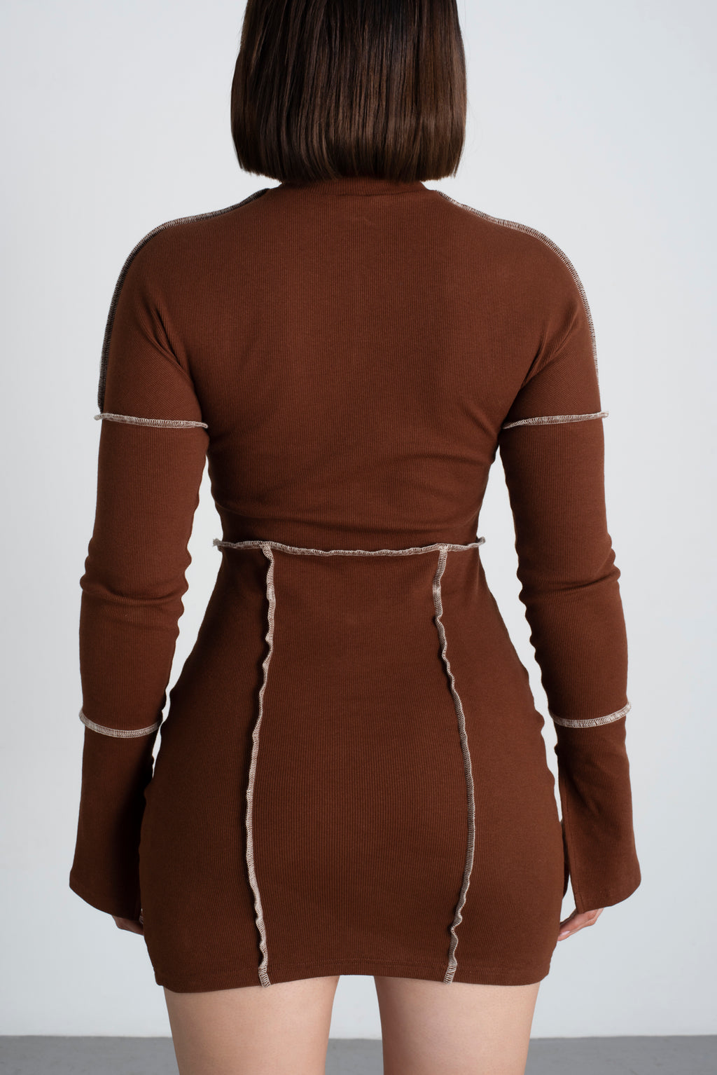 Demure Brown Dress image 1